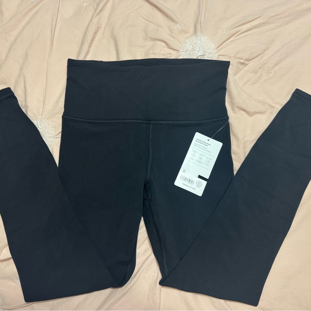 Athleta Black Ultra High Rise Elation tights, small